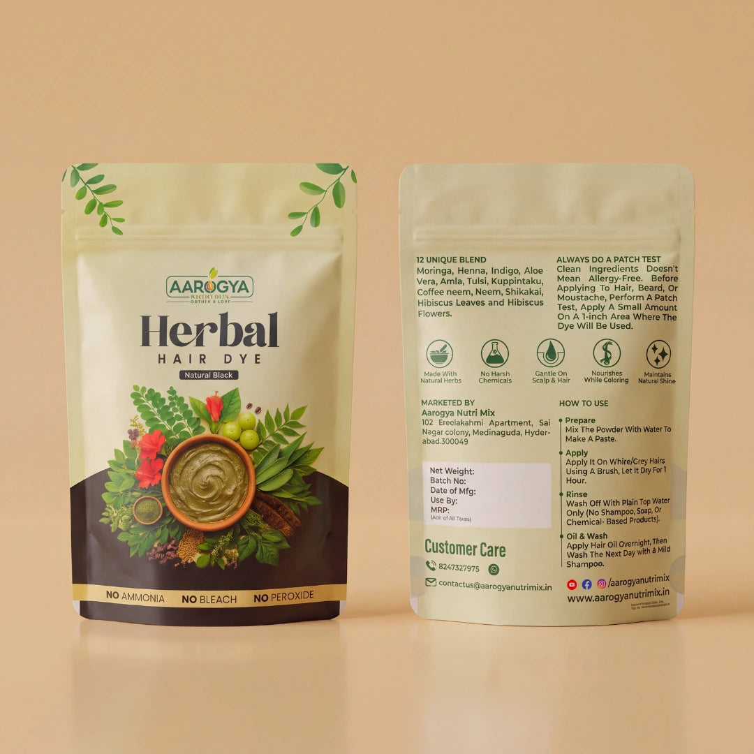 Herbal Hair Dye - Natural Black