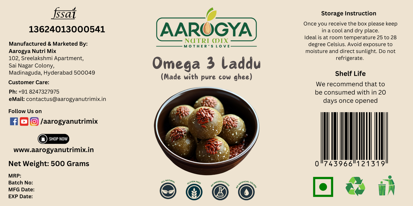 Omega 3 Laddu