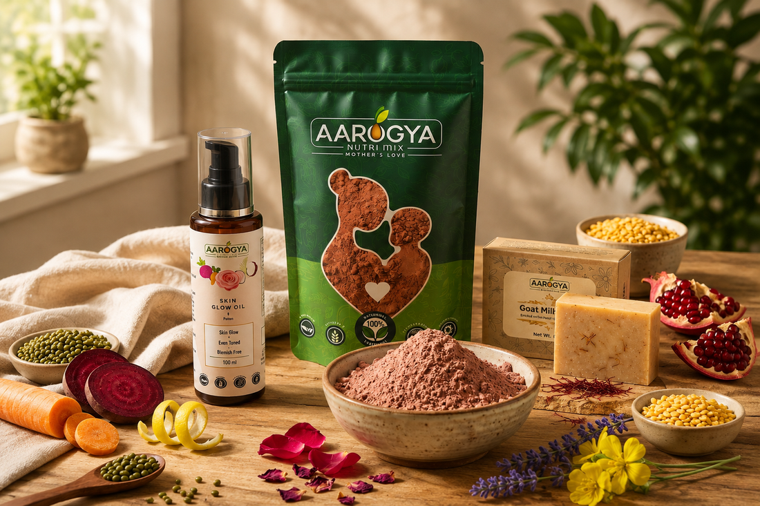 Skin Glow Kit: A Complete Ayurvedic Routine for Dull, Tanned & Pigmented Skin