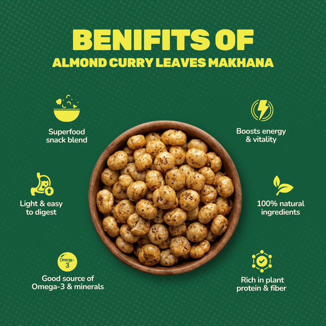 Almond Curry Leaves Makhana