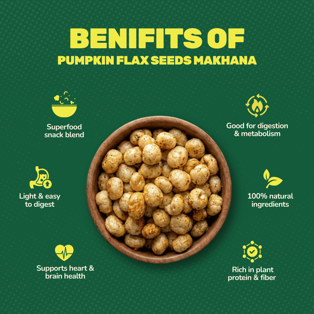 Pumpkin Flax Seeds Makhana