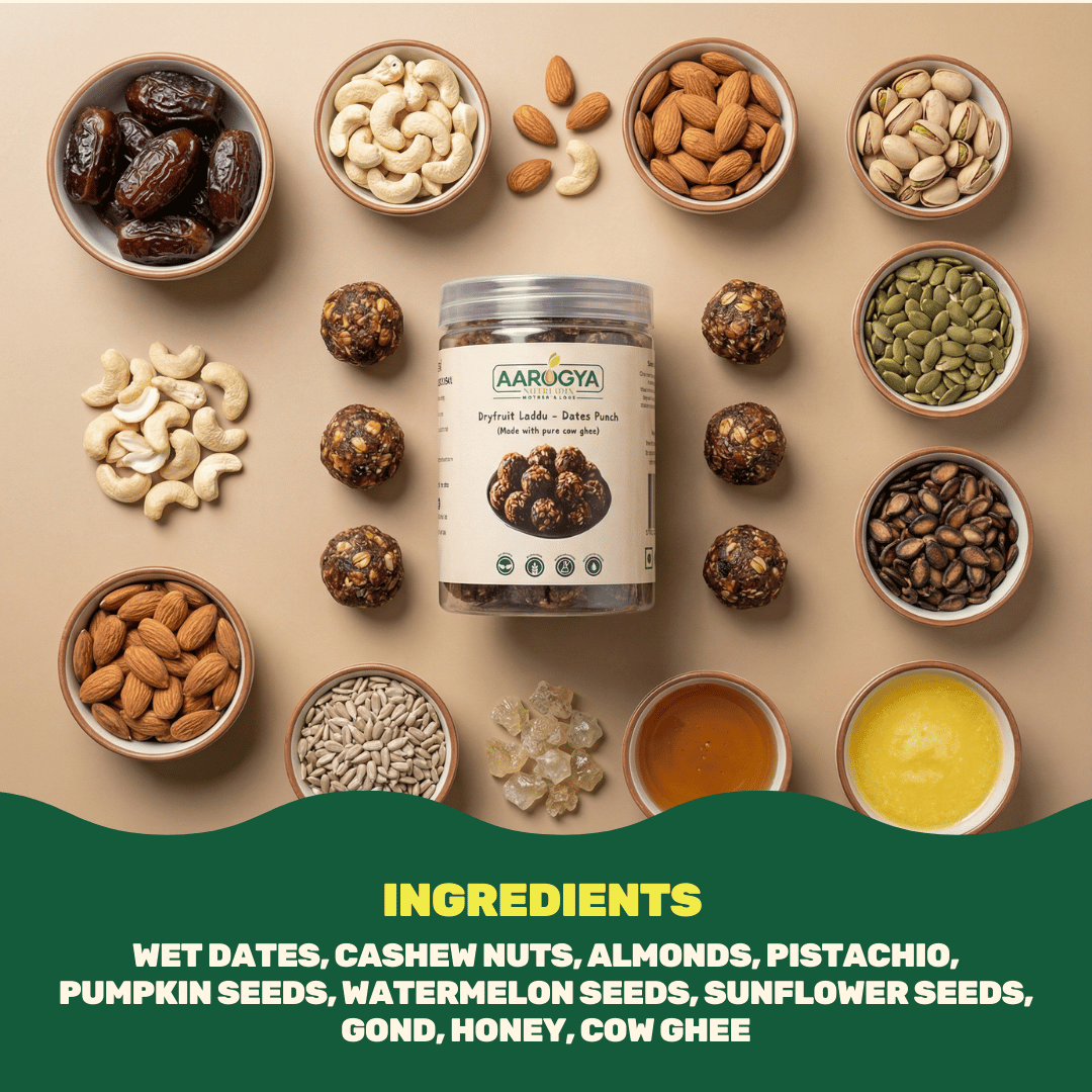 Dryfruit Laddu - Dates Punch