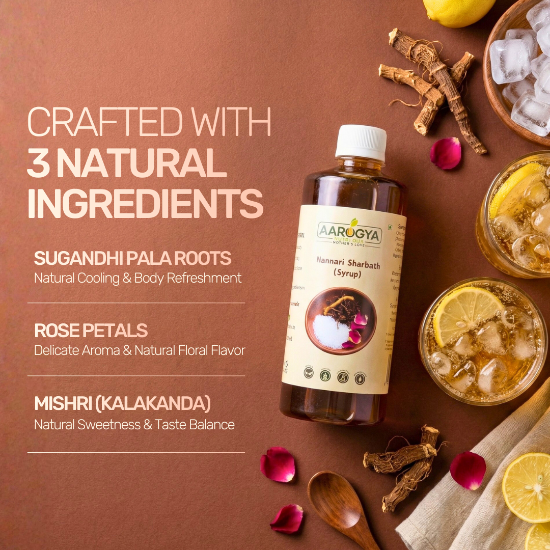 Sarpath Buy Nannari Sharbath Syrup Online | Aarogya Nutri Mix