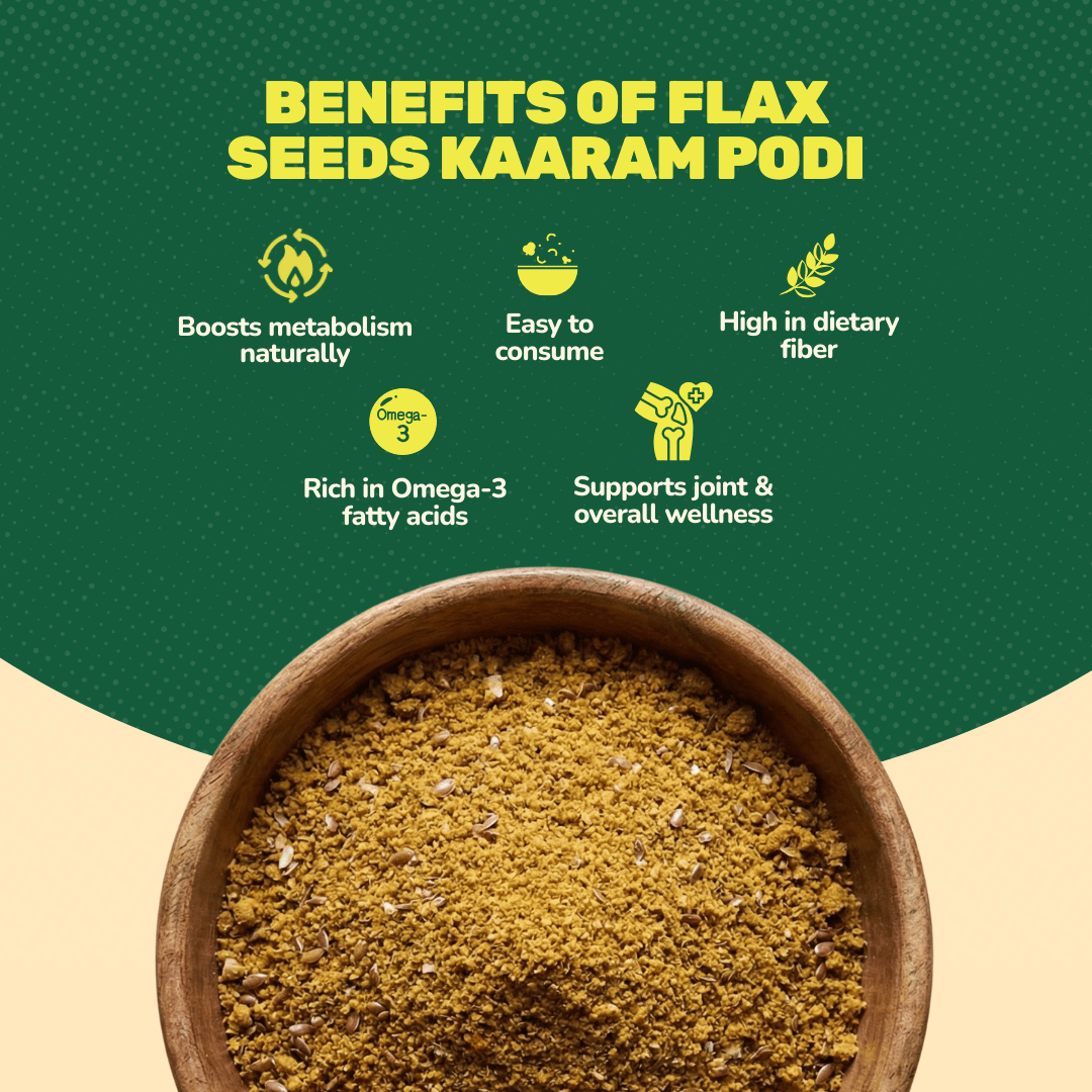 Flax Seeds Kaaram Podi