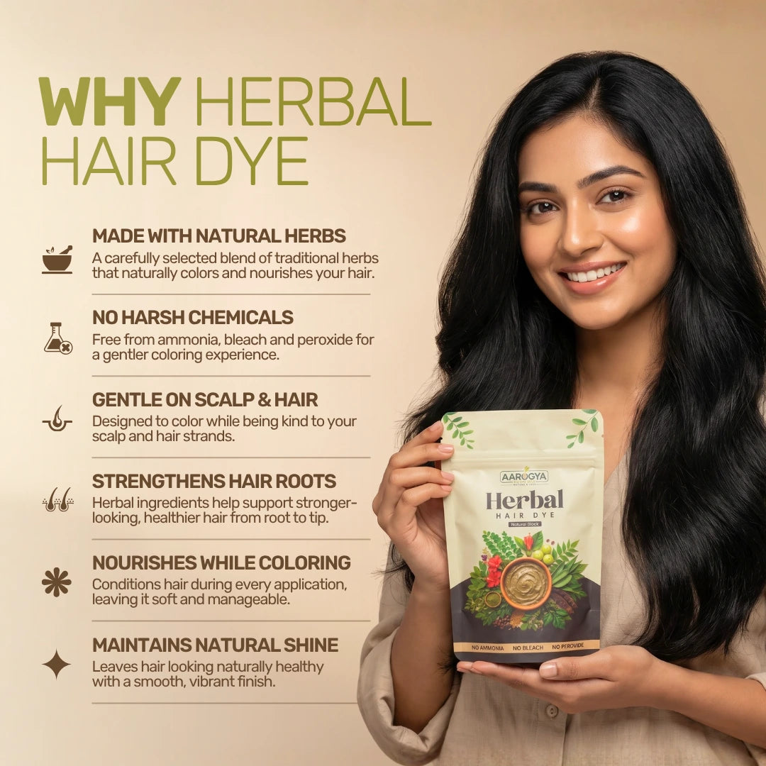 Herbal Hair Dye - Natural Black