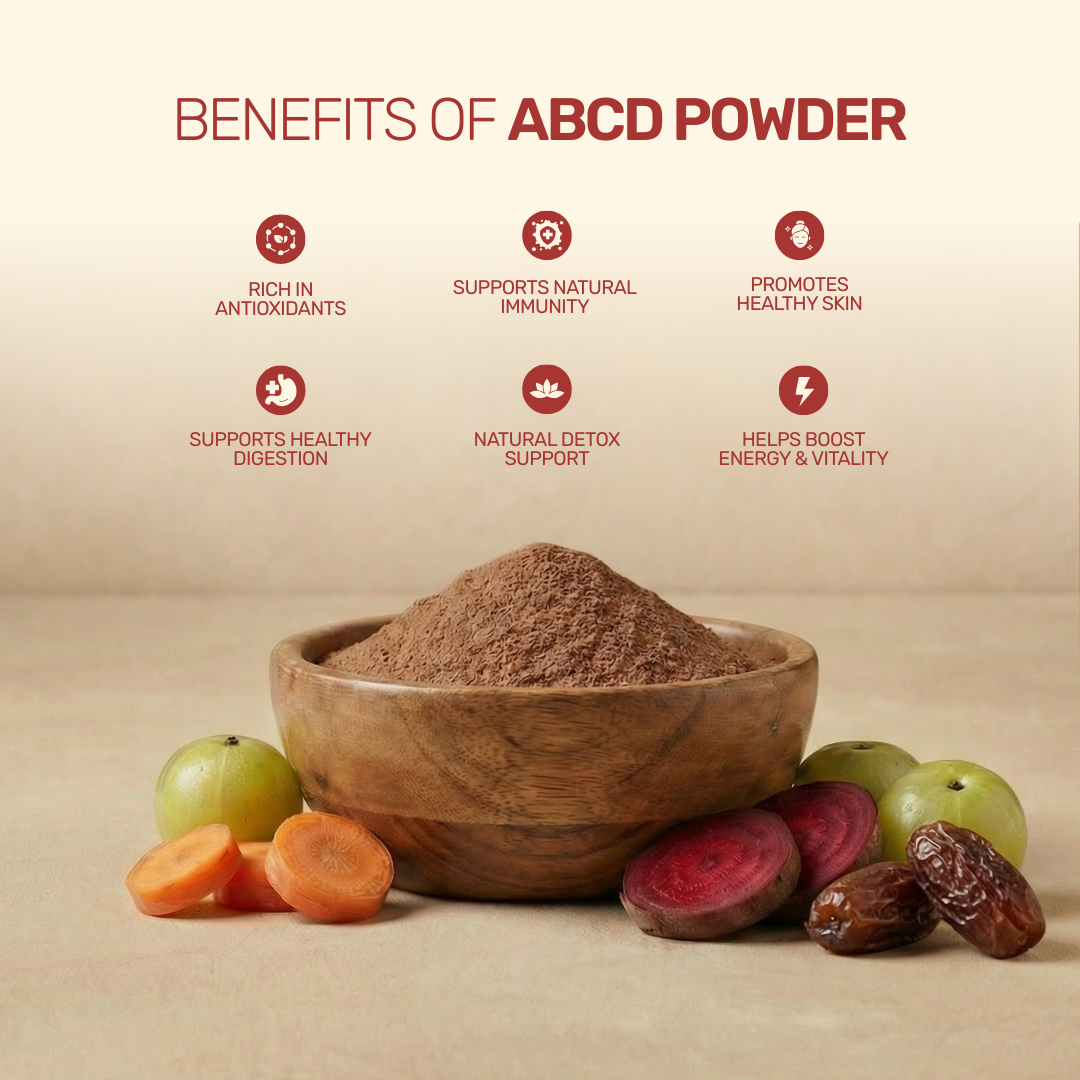 ABCD (Amla, Beetroot, Carrot & Dry Dates) Powder