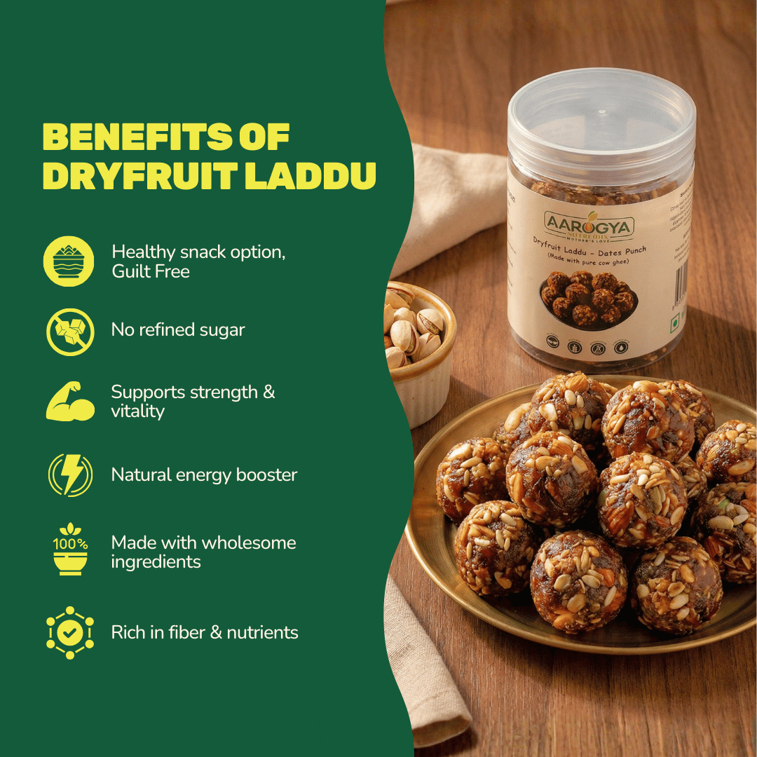 Dryfruit Laddu - Dates Punch