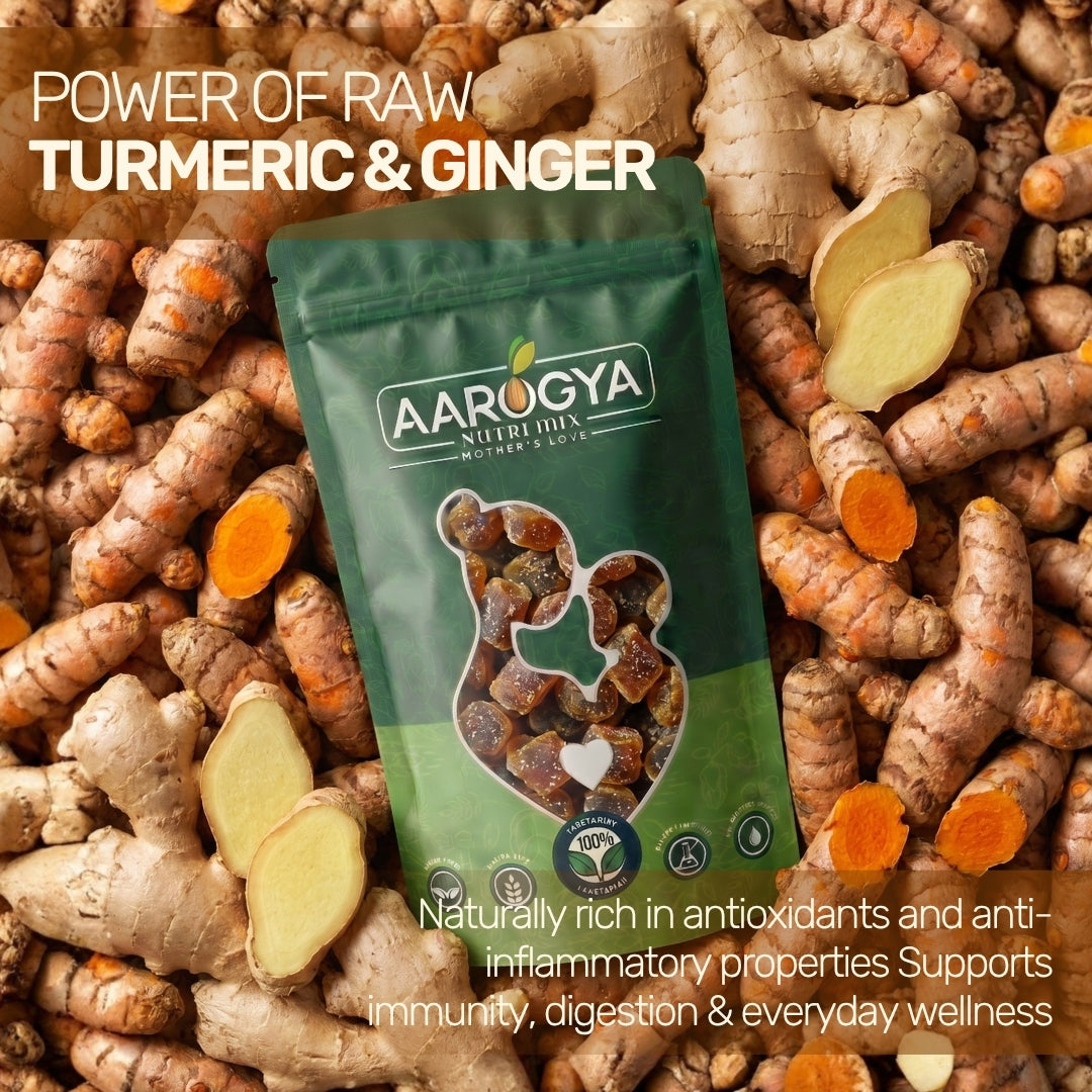 Raw Turmeric Ginger Candy