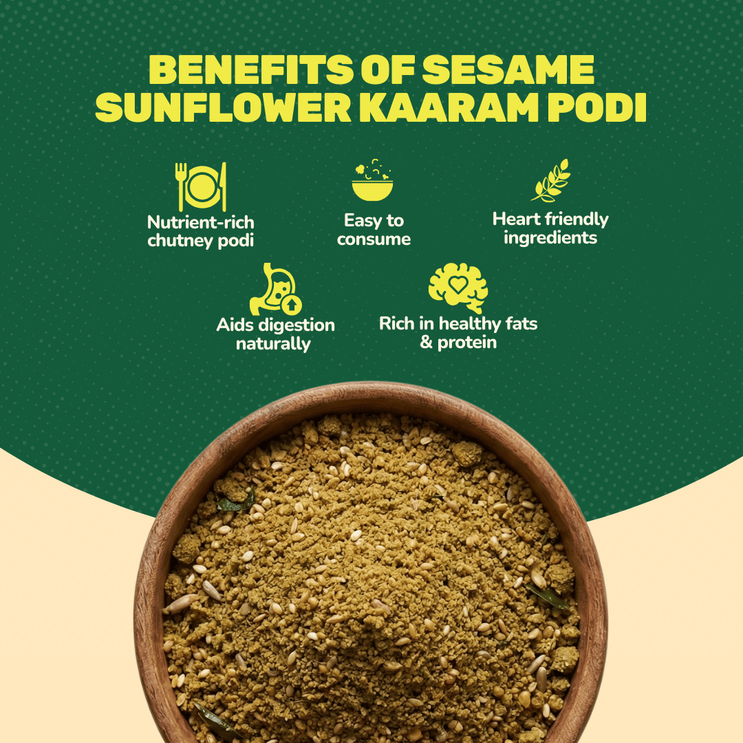 Sesame Sunflower Kaaram Podi