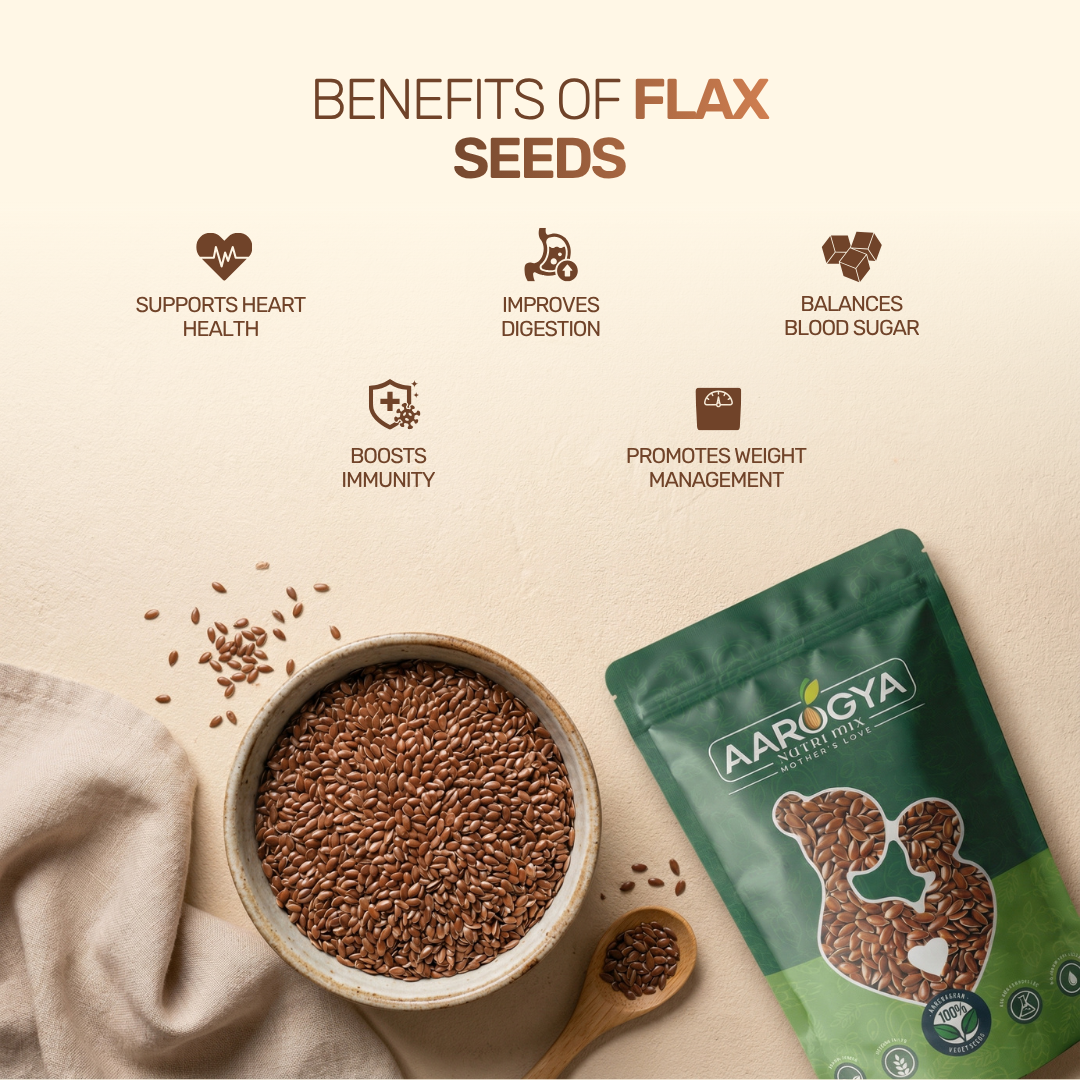 Flax Seeds - Sand Roasted