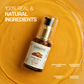 Aarogya Nutri Mix Kumkumadi Thailam 100% natural ingredients – no preservatives, no artificial fragrance, colours or harmful chemicals