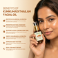 Aarogya Nutri Mix Kumkumadi Thailam Facial Oil benefits – natural radiance, even skin tone, deep hydration, skin texture and night repair