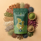 A premium pack of Aarogya plant-based Collagen and Biotin powder crafted from raw seeds, nuts, and rose petals for wellness.