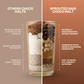 Product comparison showing gut-friendly sprouted ragi choco malt naturally sweetened with dates and jaggery versus refined sugar alternatives.