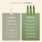 Comparison chart of Aarogya Kuppintaku Oil versus other brands, highlighting hair fall reduction and scalp nourishment.