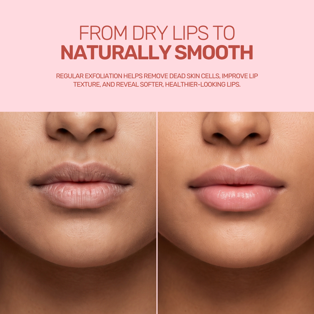 From Dry Lips to Naturally Smooth. Regular exfoliation helps remove dead skin cells and reveal softer lips